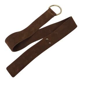 Vintage GAP Women's Medium Brown Leather Cinch Belt Made England